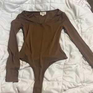 Brown Meraki Bodysuit XS